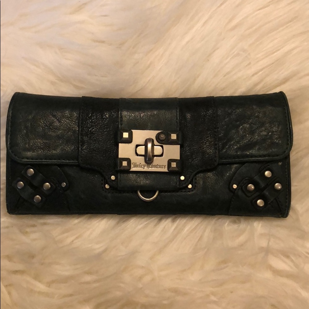 Juicy trifold leather wallet